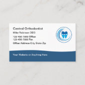 Kieferorthopädie Ernennung Moderne Visitenkarten Visitenkarte (Vorderseite)