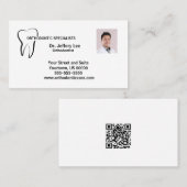 Kieferorthopädie Visitenkarte (Vorne/Hinten)