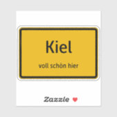 Kiel Aufkleber Sticker Autoaufkleber (Blatt)