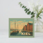 Kiel Deutschland City Art Postkarte (Stehend Vorderseite)