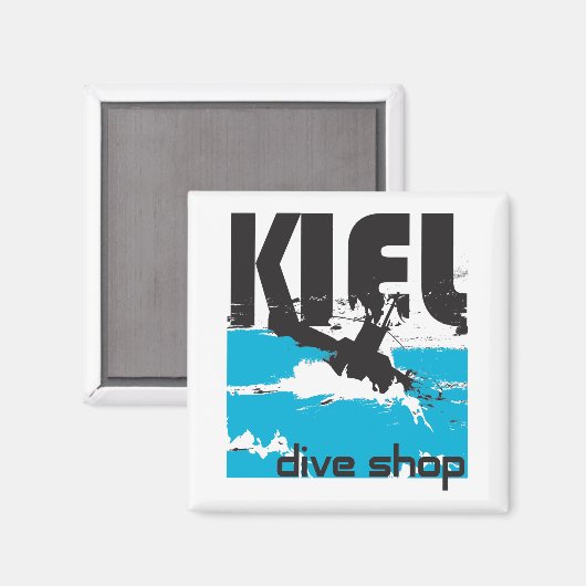 Kiel Dive Shop Magnet (Vorderseite/Rückseite)
