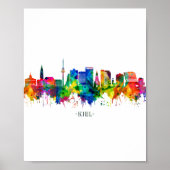 Kiel Germany Skyline Poster (Vorne)