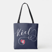 Kiel Heart Grocertasche, Deutschland Tasche (Rückseite)