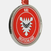 Kiel Round Emblem Ornament Aus Metall (Rechts)