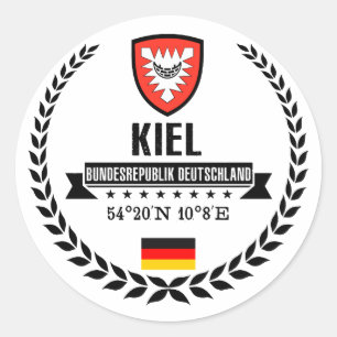 Kiel Runder Aufkleber