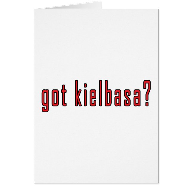Kielbasa got? (Vorne)