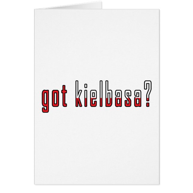 Kielbasa got? Flag (Vorne)