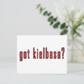Kielbasa got? postkarte (Stehend Vorderseite)