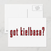 Kielbasa got? postkarte (Vorne/Hinten)