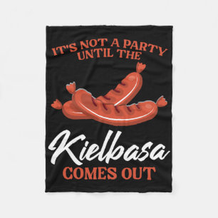 Kielbasa Polen Fleisch Wurst Lebensmittel Lover po Fleecedecke