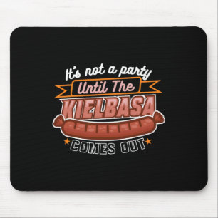 Kielbasa Polen Fleisch Wurst Lebensmittel Lover po Mousepad