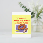Kielbasa Postkarte (Stehend Vorderseite)