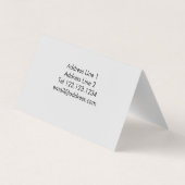 KiemenVisitenkarte Visitenkarten (Rückseite)