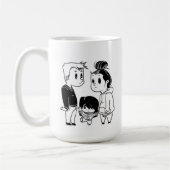 Kiemperfekt Comic Kaffeetasse (Links)