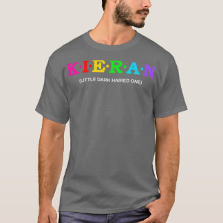 Kieran Little Dark hatte einen T-Shirt