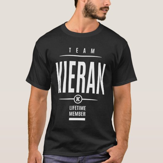 Kieran Personalisiert Name Birthday Gift T-Shirt (Vorderseite)