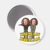 Kieran und Kieran Button Magnet (Vorderseite/Rückseite)