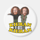Kieran und Kieran Button Magnet (Vorne)
