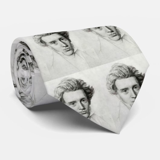 Kierkegaard gerade krawatte (Gerollt)