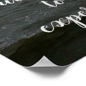 Kierkegaard Life Zitat Poster (Ecke)