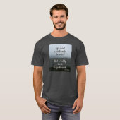 Kierkegaard Philosophie - Zitat zum Leben T-Shirt (Vorne ganz)
