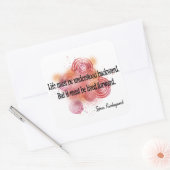 Kierkegaard Quadratischer Aufkleber (Umschlag)