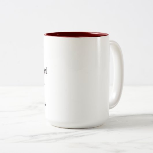 Kierkegaard Zweifarbige Tasse (VorderseiteRechts)