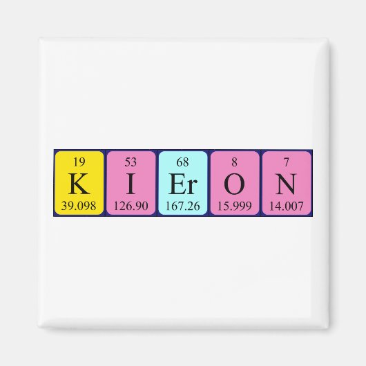 Kieron Periodenmagnet Magnet (Vorne)