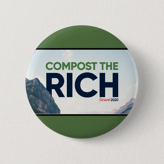 Kies 2020: Kompostieren Sie die Reichen Button (Vorderseite)
