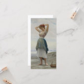 Kies am Strand sammeln Karte (Vorderseite/Rückseite Beispiel)