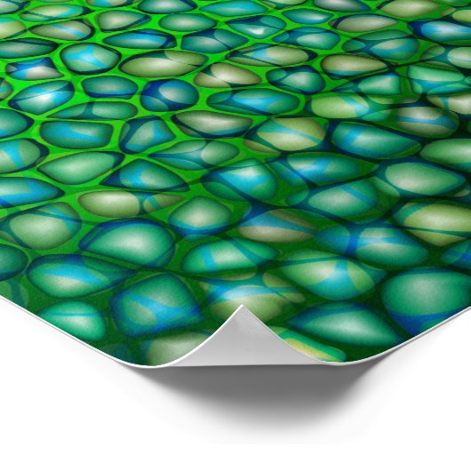 Kies Art Print Poster (Ecke)