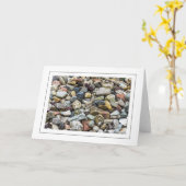 Kies auf einer Strandkarte Karte (Gelbe Blume)