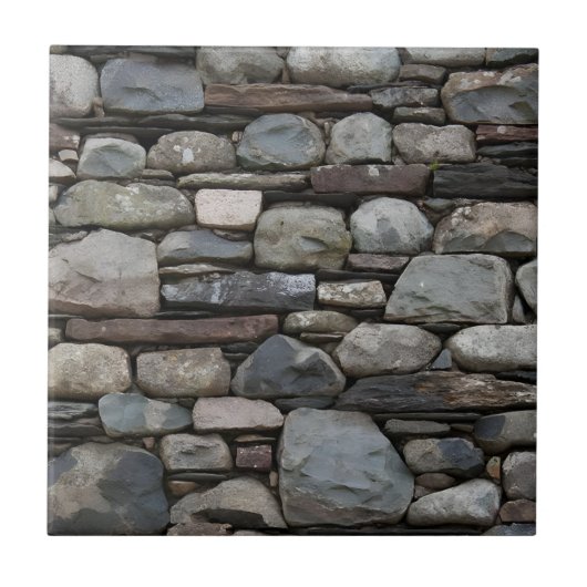 Kies Basalt Fliese vintage (Vorderseite)