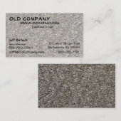 Kies-Beschaffenheit Visitenkarte (Vorne/Hinten)