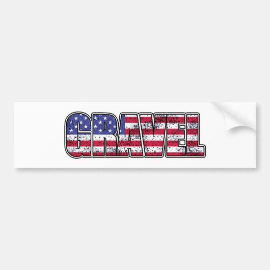 Kies Cycling American Flag Autoaufkleber (Vorne)