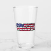 Kies Cycling American Flag Glas (Vorderseite)