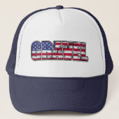 Kies Cycling American Flag Truckerkappe (Vorderseite)