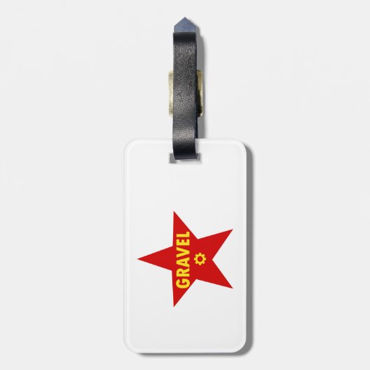 Kies Cycling Star Gepäckanhänger (Rückseite vertikal)