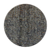 Kies (dunkel) schneidebrett (Vorderseite)