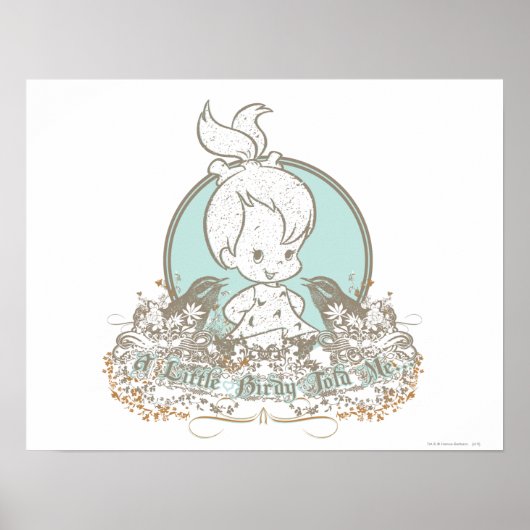 Kies ein wenig Birdy sagte mir Poster (Vorne)