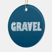 Kies-Fahrrad Keramik Ornament (Links)