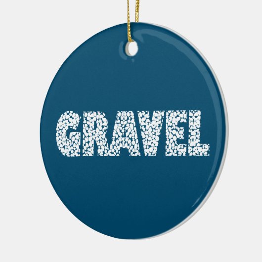 Kies-Fahrrad Keramik Ornament (Links)