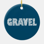 Kies-Fahrrad Keramik Ornament (Hinten)