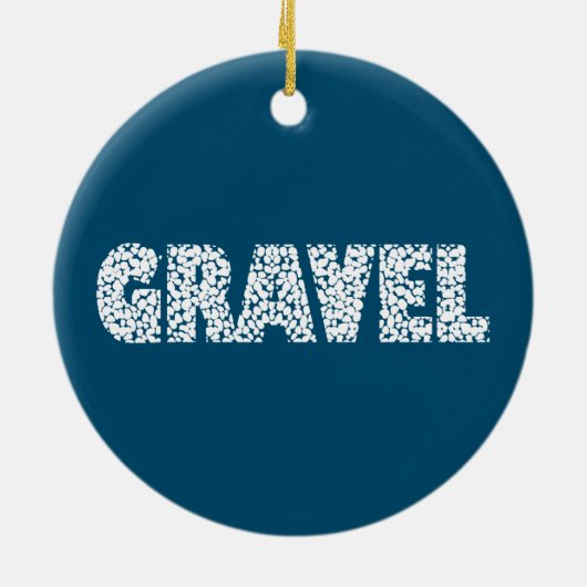 Kies-Fahrrad Keramik Ornament (Hinten)