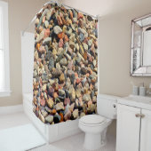 Kies Gestein bunte Textur Duschvorhang (Beispiel)