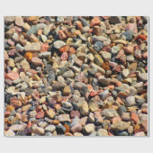 Kies Gestein bunte Textur Geschenkpapier (Flach)