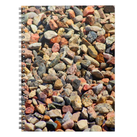 Kies Gestein bunte Textur Notizblock (Vorderseite)