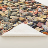 Kies Gestein bunte Textur Sherpadecke (3/4)