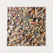 Kies Gestein bunte Textur Wandteppich (Vorderseite (Horizontal))