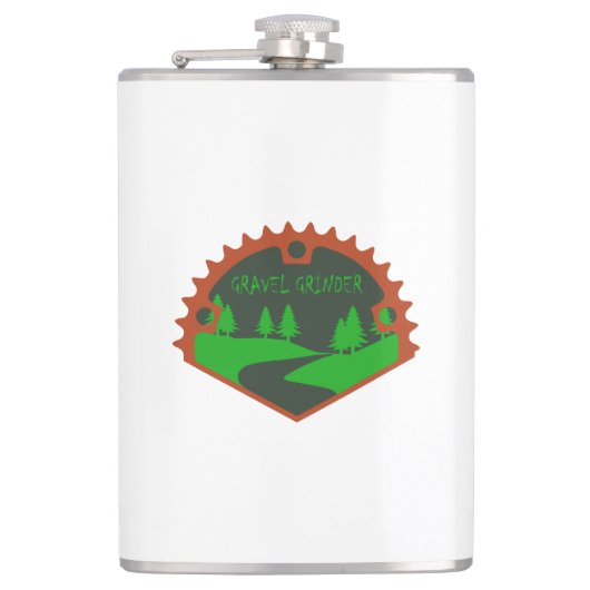 Kies Grinder Flachmann (Vorderseite)